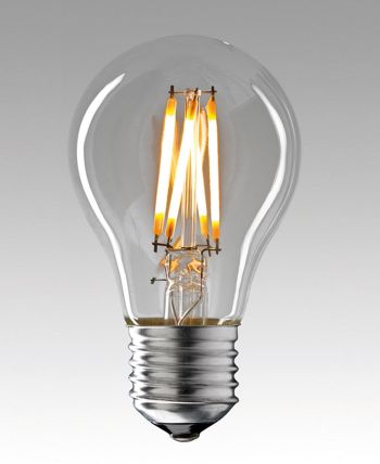 Sigor LED-Filament Normallampe klar E27 7W Dämmerungssensor