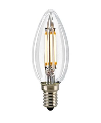 Sigor LED-Filament Kerzenlampe klar E14 5-50W DIM