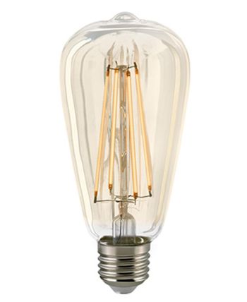 Sigor LED Filament Rustikalampe gold E27 7W DIM