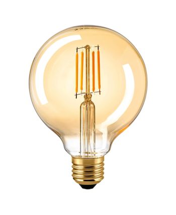 Sigor LED Filament Globe 95mm gold E27 7W/925 Dim