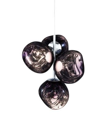 Tom Dixon Melt Mini Chandelier LED 3000K Phase Smoke