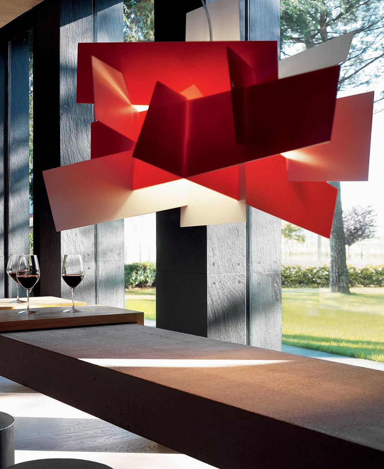 Foscarini Big Bang LED Sospensione Rosso FN151007L_63