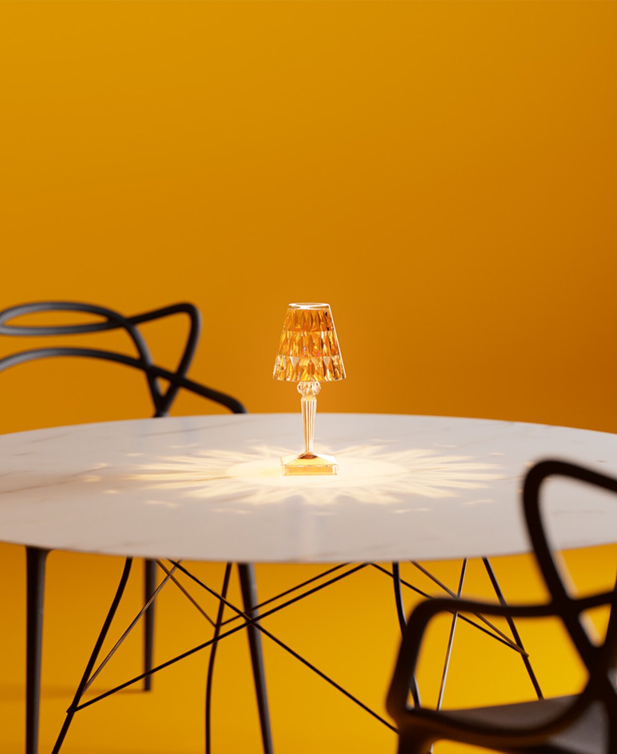 Kartell Blau - Kabellose, Wiederaufladbare Außenlampe Battery - Recyceltes Pmma - Designer Ferruccio Laviani - Bild 4