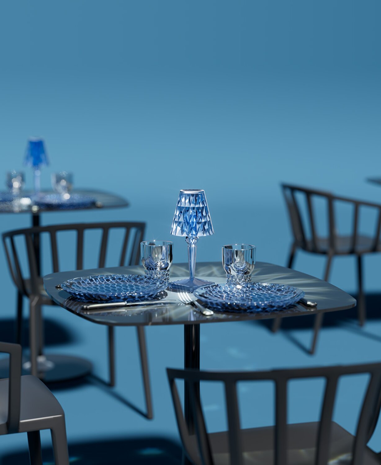 Kartell Battery LED, hellblau - Bild 3
