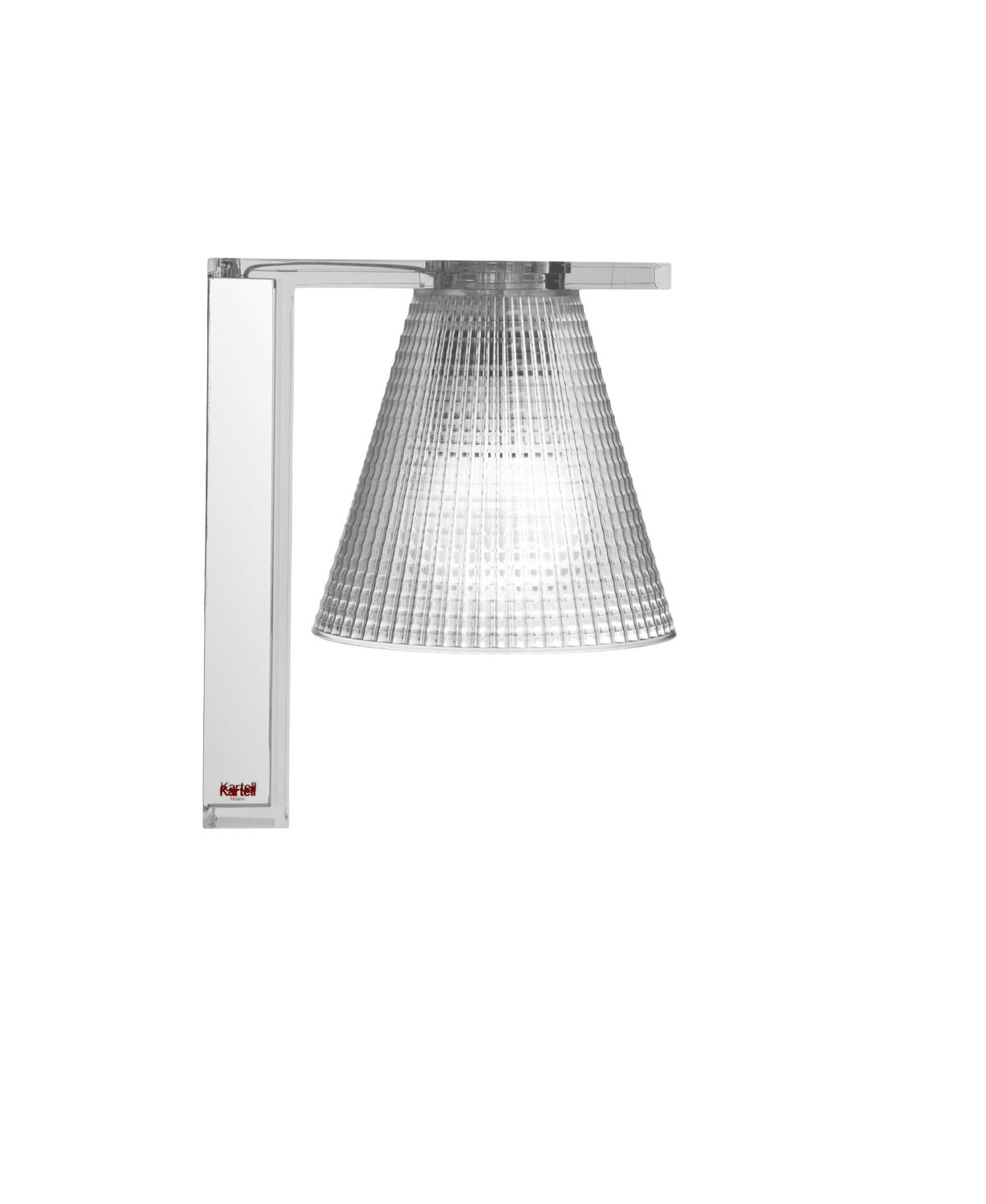 Kartell Light-Air, Wandleuchte mit Prägung, Glasklar - Bild 4