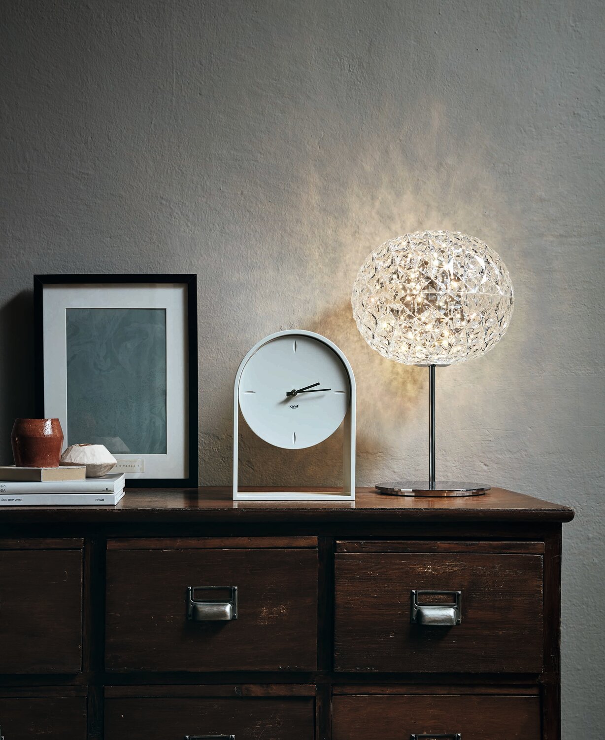 Kartell Planet Tischleuchte LED mit Fuß, klar - Bild 3