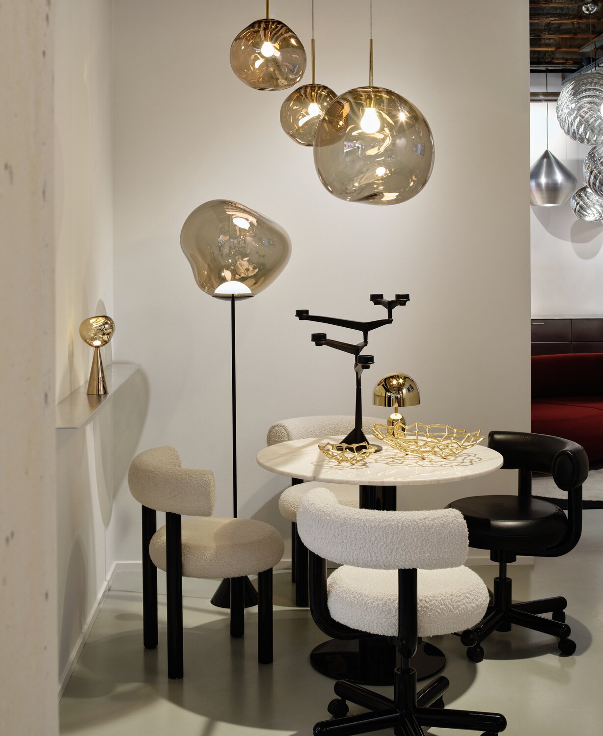 Tom Dixon Bronze Melt E27 Pendelleuchte Mit Fassung - Bild 4
