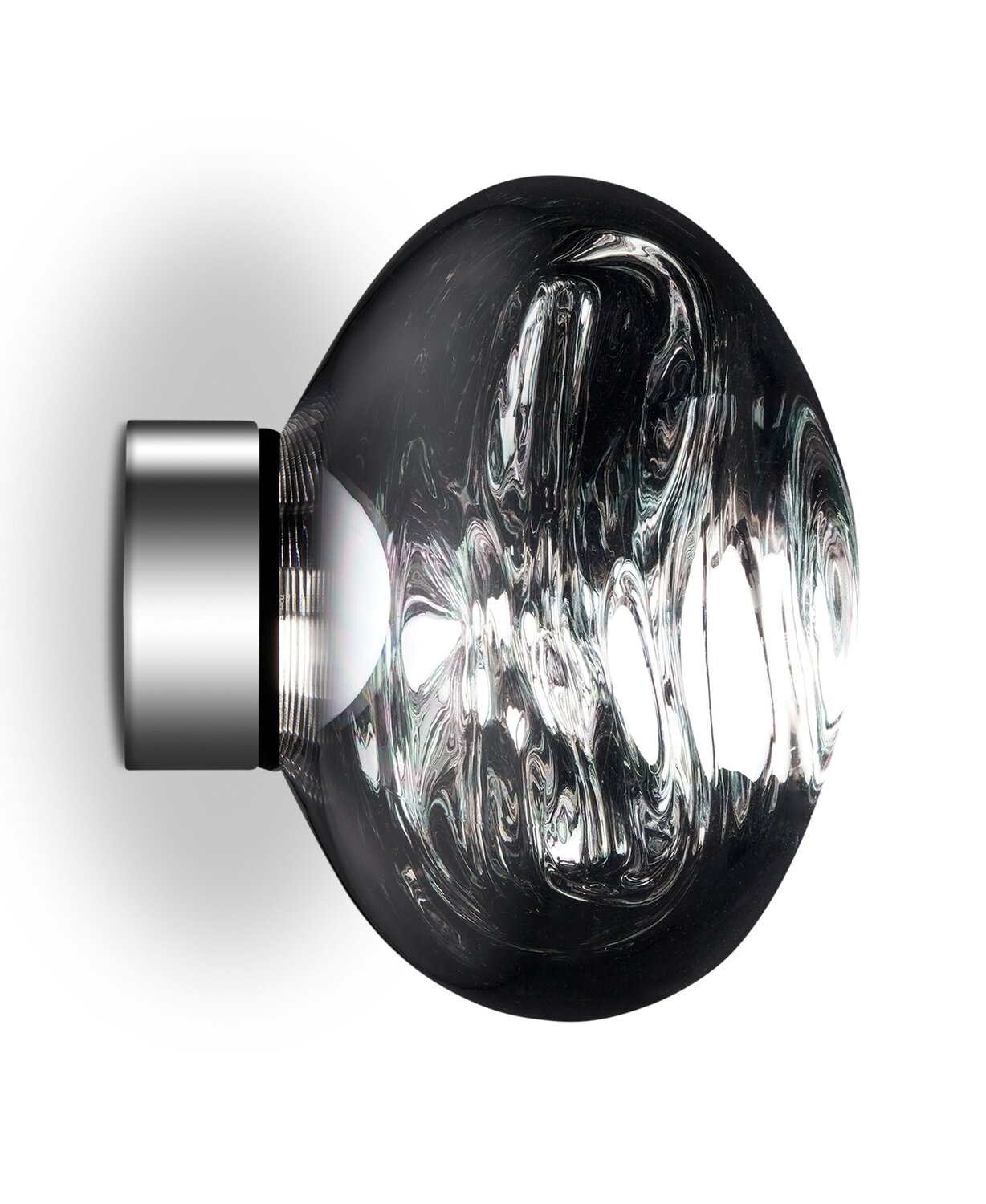 Tom Dixon Silbern Melt Mini Surface Led Wall Light Silver - Bild 1