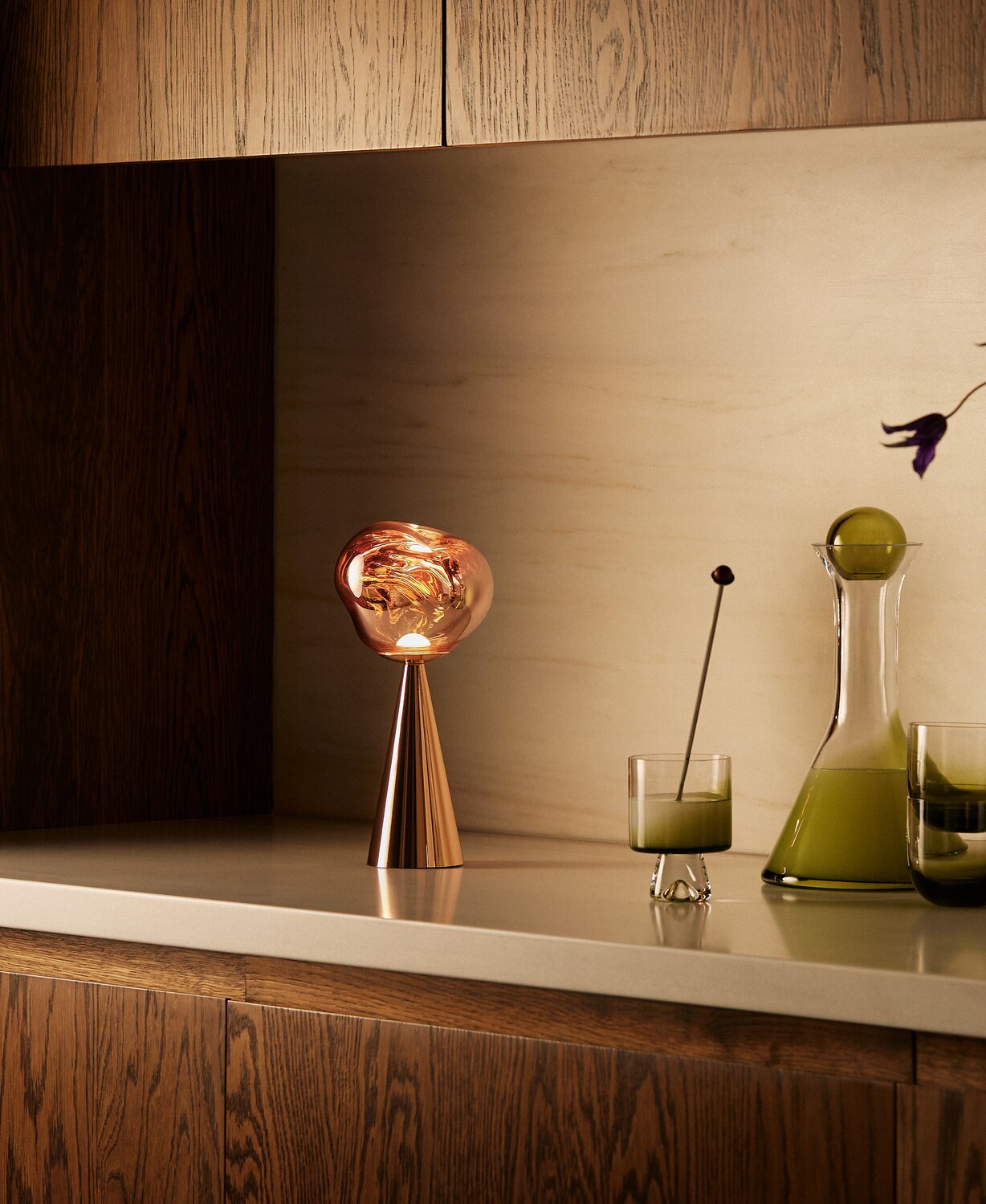 Tom Dixon Licht Melt Portable Led-Akkuleuchte-Kupfer-Mit Led (3000K) - Bild 3