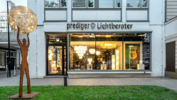 Der Showroom Berlin von Prediger Lichtberater in der Außenansicht. (Foto: Jonathan Palanco)